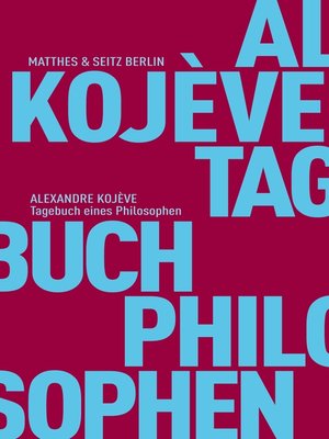 cover image of Tagebuch eines Philosophen